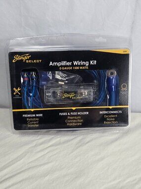 Stinger® Select Series 1/0-Gauge 1,500W Amp Wiring Kit | Ultra-Flexible Copper-C